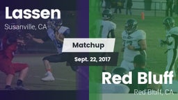 Matchup: Lassen  vs. Red Bluff  2017