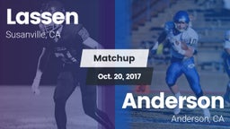 Matchup: Lassen  vs. Anderson  2017