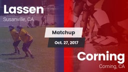 Matchup: Lassen  vs. Corning  2017