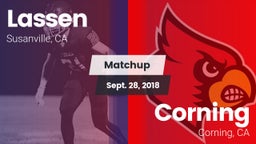 Matchup: Lassen  vs. Corning  2018