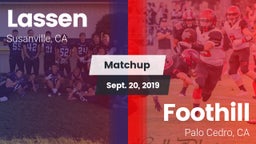 Matchup: Lassen  vs. Foothill  2019