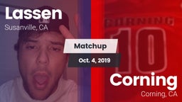 Matchup: Lassen  vs. Corning  2019