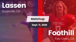 Matchup: Lassen  vs. Foothill  2020