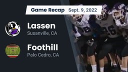 Recap: Lassen  vs. Foothill  2022