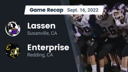 Recap: Lassen  vs. Enterprise  2022