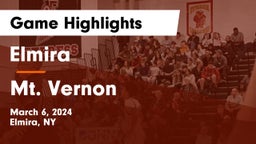 Elmira  vs Mt. Vernon  Game Highlights - March 6, 2024
