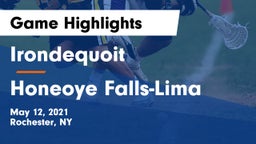  Irondequoit  vs Honeoye Falls-Lima  Game Highlights - May 12, 2021