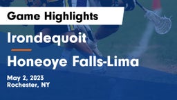  Irondequoit  vs Honeoye Falls-Lima  Game Highlights - May 2, 2023