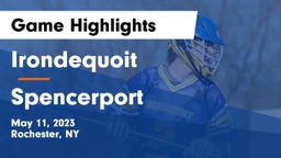  Irondequoit  vs Spencerport  Game Highlights - May 11, 2023