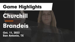 Churchill  vs Brandeis  Game Highlights - Oct. 11, 2022