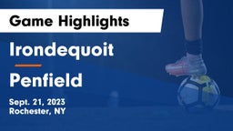  Irondequoit  vs Penfield  Game Highlights - Sept. 21, 2023