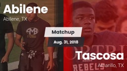 Matchup: Abilene  vs. Tascosa  2018