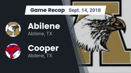 Recap: Abilene  vs. Cooper  2018