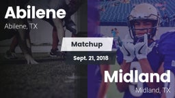 Matchup: Abilene  vs. Midland  2018