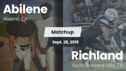 Matchup: Abilene  vs. Richland  2018
