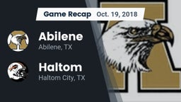 Recap: Abilene  vs. Haltom  2018
