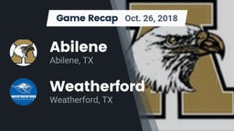 Recap: Abilene  vs. Weatherford  2018