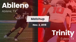 Matchup: Abilene  vs. Trinity  2018