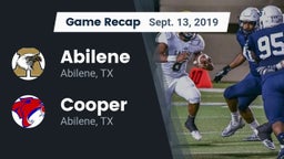 Recap: Abilene  vs. Cooper  2019