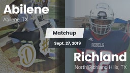 Matchup: Abilene  vs. Richland  2019