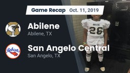 Recap: Abilene  vs. San Angelo Central  2019