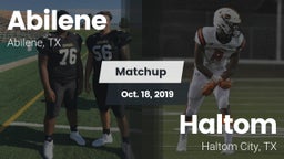 Matchup: Abilene  vs. Haltom  2019