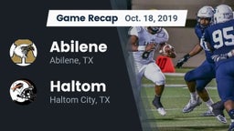 Recap: Abilene  vs. Haltom  2019