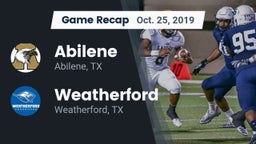 Recap: Abilene  vs. Weatherford  2019