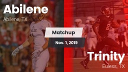 Matchup: Abilene  vs. Trinity  2019