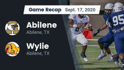 Recap: Abilene  vs. Wylie  2020