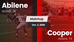 Matchup: Abilene  vs. Cooper  2020