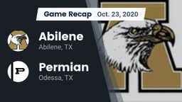 Recap: Abilene  vs. Permian  2020