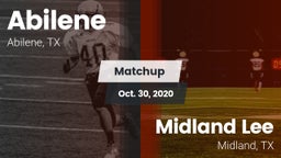 Matchup: Abilene  vs. Midland Lee  2020