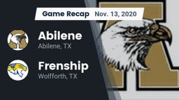 Recap: Abilene  vs. Frenship  2020