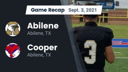 Recap: Abilene  vs. Cooper  2021
