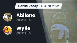 Recap: Abilene  vs. Wylie  2022