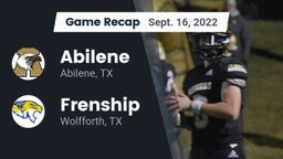Recap: Abilene  vs. Frenship  2022