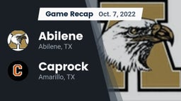 Recap: Abilene  vs. Caprock  2022
