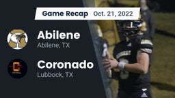Recap: Abilene  vs. Coronado  2022