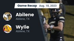 Recap: Abilene  vs. Wylie  2023