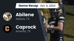 Recap: Abilene  vs. Caprock  2023