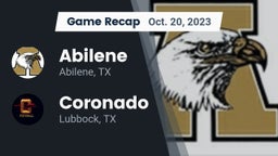 Recap: Abilene  vs. Coronado  2023