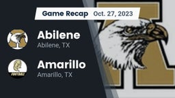 Recap: Abilene  vs. Amarillo  2023