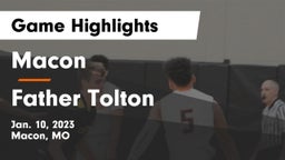 Macon  vs Father Tolton Game Highlights - Jan. 10, 2023