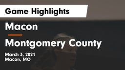 Macon  vs Montgomery County  Game Highlights - March 3, 2021