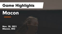 Macon  Game Highlights - Nov. 30, 2021