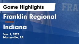 Franklin Regional  vs Indiana  Game Highlights - Jan. 9, 2023