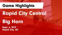 Rapid City Central  vs Big Horn Game Highlights - Sept. 6, 2019