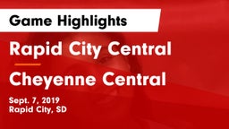 Rapid City Central  vs Cheyenne Central Game Highlights - Sept. 7, 2019