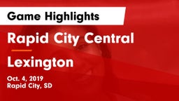 Rapid City Central  vs Lexington  Game Highlights - Oct. 4, 2019